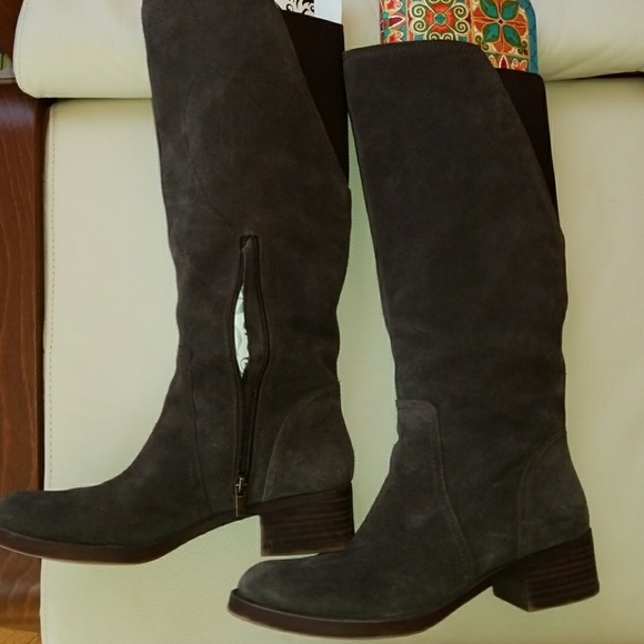 BCBGeneration Shoes | Bcbg Tall Suede Leather Boots | Poshmark
